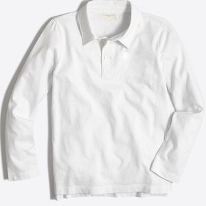 J. Crew Factory Kids White Polo Shirt